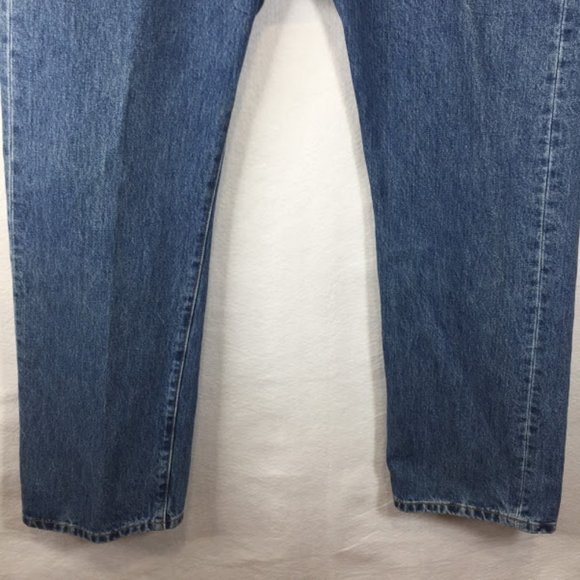 Levi's 501 Jeans  Straight Leg Button Fly Denim - Picture 2 of 12